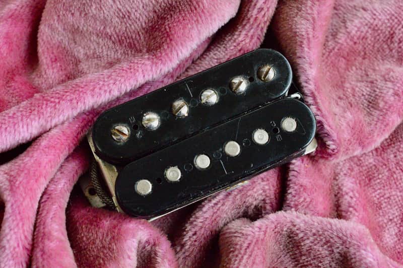 Vintage 1967 Gibson Patent Sticker T-top Humbucking Pickup 7.39k Les Paul SG STD image 1