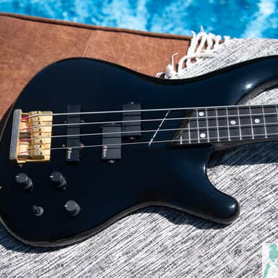 1989 Greco PXB-80 Phoenix Electric PJ Bass - Black - Made In Japan - Pro Set Up w Perfect Frets/Action/Intonation! image 12