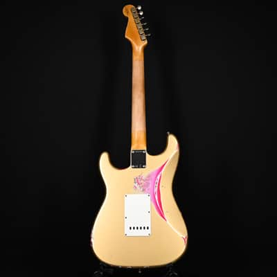 Fender Custom Shop 1962 Stratocaster Heavy Relic Aztec Gold / Pink Paisley Josefina Hand Wound Pickups 2024 (R132759) image 5