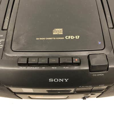 Sony CFD-17 CD Radio Cassette Recorder - 1995 - For Parts or Restoration image 3