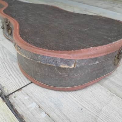 Silvertone Harmony Vintage Brown Case Stratotone 1960's image 2