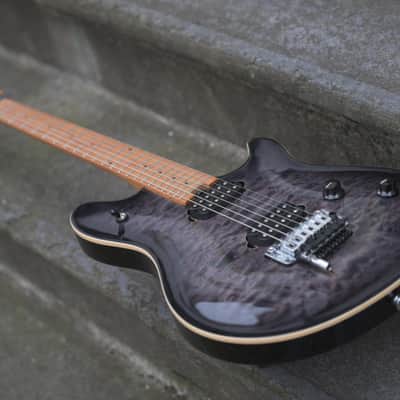 EVH Wolfgang WG Special QM, Baked Maple Fingerboard- Charcoal Burst image 4