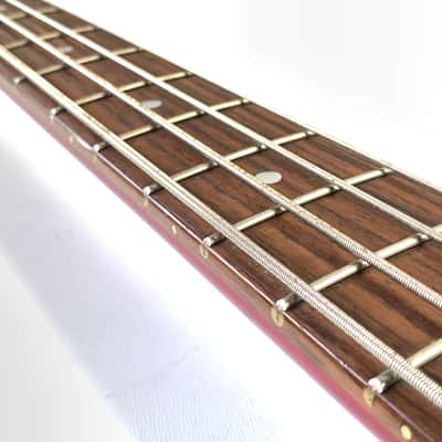 Greco TVB-65 c.1980s 32" Medium Scale Bass Guitar Mahogany w/Soft Case image 19