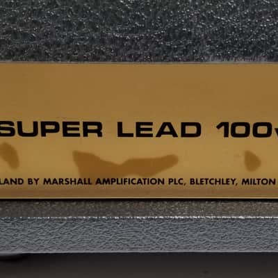 used Marshall 1959SLP Super Lead 100-watt Amp Head, Very Good Condition image 10