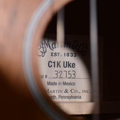 Martin C1K Ukulele Concert Size Koa Wood w/ FREE Same Day Shipping image 8