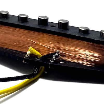 Dragonfire True Texas Strat AlNiCo 5 Single Coil Middle Position Dedicated Pickup, Black Cover image 2