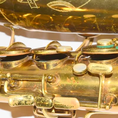 Conn 10M Tenor Saxophone Lady on the Bell 1940 Original Lacquer image 8