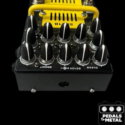 AMT Electronics SS-11B (Modern) Guitar Preamp 2010s - Black/Yellow - X18170 image 4
