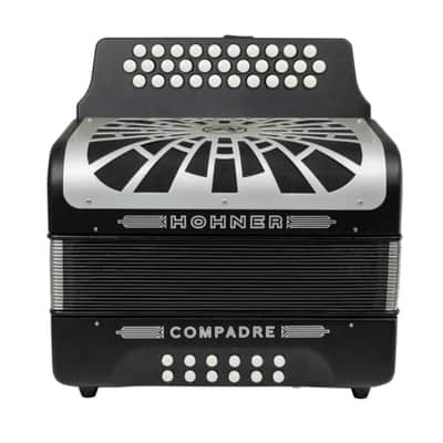 Hohner Compadre Diatonic Accordion - Keys of F/Bb/Eb - Black -NEW image 4