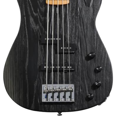 Sire Marcus Miller P6 5-string Fretless Bass Guitar - Black image 1