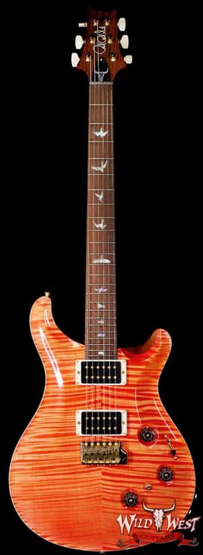 PRS Wild West Guitars 25th Anniversary Limited Run Wood Library Artist Package Custom 24 Piezo Salmon (Private Stock Color) 8.40 LBS (US Only / No International Shipping) image 1
