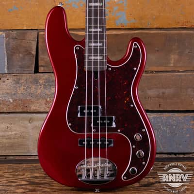 Lakland Skyline 44-64 Custom PJ 4-String with Rosewood Fretboard 2010s - Candy Apple Red image 1