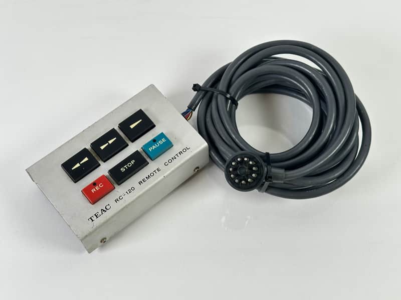 TEAC RC-120 Wired Remote Control for Reel-to-Reel Tape Recorder image 1