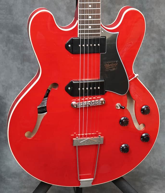 Heritage H530 Hollow-Body Electric Guitar Cherry Red Finish - W/Setup & Case image 1