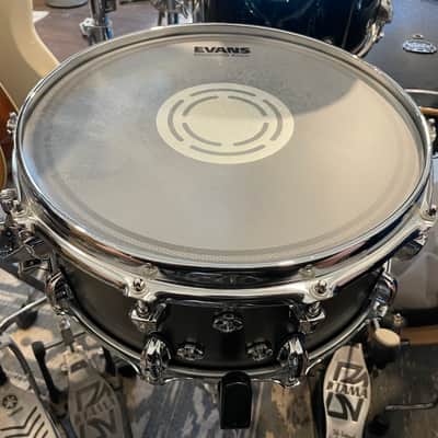 Mapex BPBR460CSB Black Panther Wraith Matt Halpern Signature 14x6" Brass Snare Drum 2010s - Satin Black image 1