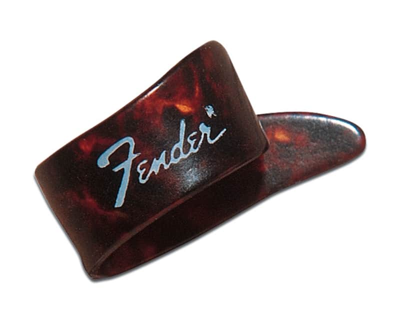 Fender Thumb Picks Medium 3-Count - Tortoiseshell image 1