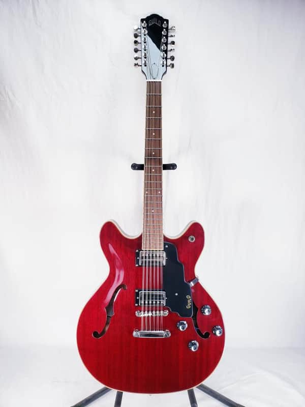 Guild Starfire 12-String Semi-Hollow Electric Guitar Cherry Red w/Case image 1