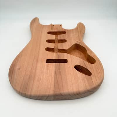 HooDoo Stratocaster Body Mahogany 2-Piece Unfinished Light hsb5341 image 5