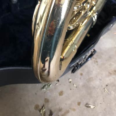 Conn Constellation Four Valve Baritone (euphonium) with Case and Mouthpiece - plays excellently image 9