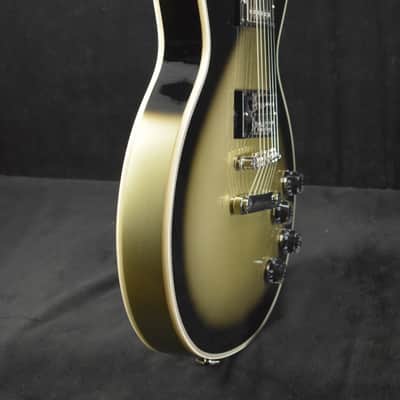 Epiphone Adam Jones Les Paul Custom Art Collection: Korin Faught’s “Sensation” Antique Silverburst image 3