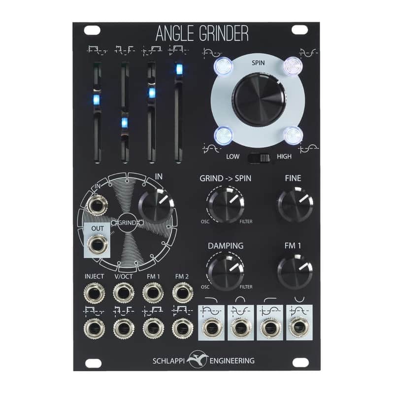 Schlappi Engineering Angle Grinder Eurorack Module image 1