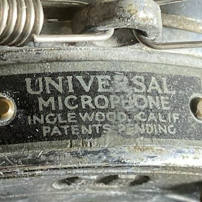 Early 1930's UNIVERSAL BB Carbon Ring Spring Microphone w/Stand & Cable-working! image 9