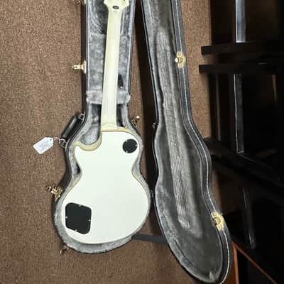 Used Epiphone Les Paul Custom Electric Guitar - Alpine White Vintage 2007 w/ Hard Case image 9