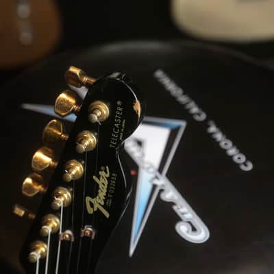 1986-1987 Fender Telecaster TLG-80-55, ALL BLACK, Made in Japan - Black / Pro Set Up image 17