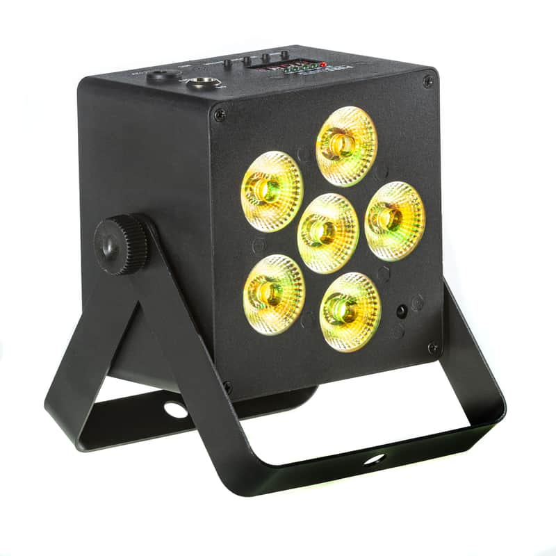 PURElight PIKO BAT MAX 6x6W 6in1 RGBWAUV - Battery Powered LED Light image 1