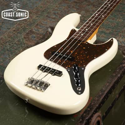 2010 Fender '62 Reissue Jazz Bass JB62 Made in Japan - Vintage White image 7