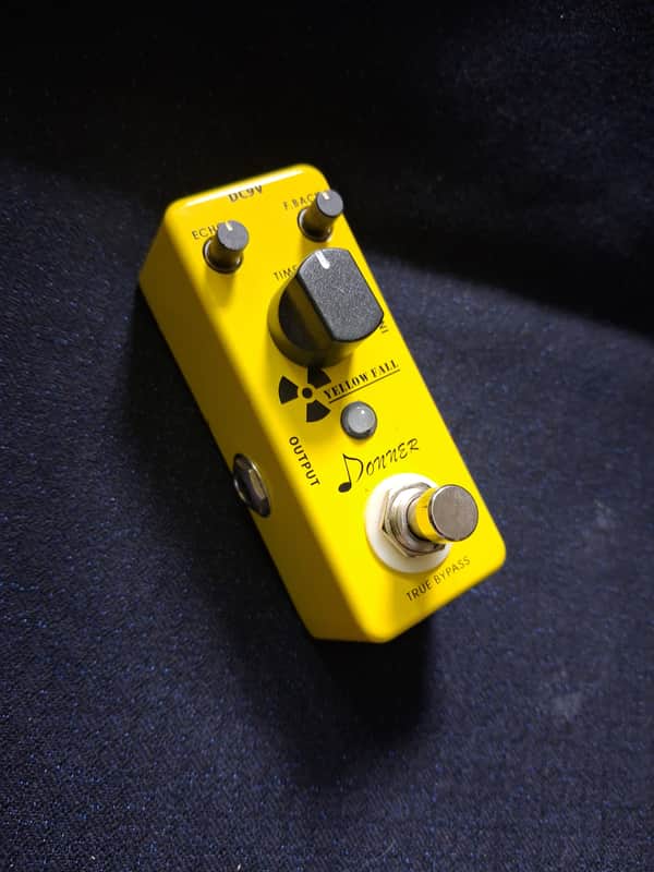 Donner Yellow Fall analogue delay guitar effects pedal image 1