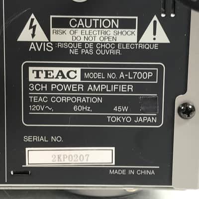 Teac A-L700P Reference 3 Channel Power Amplifier image 7
