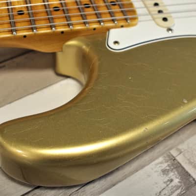 Fender Custom Shop Postmodern Stratocaster Journeyman Relic - Aztec Gold image 5