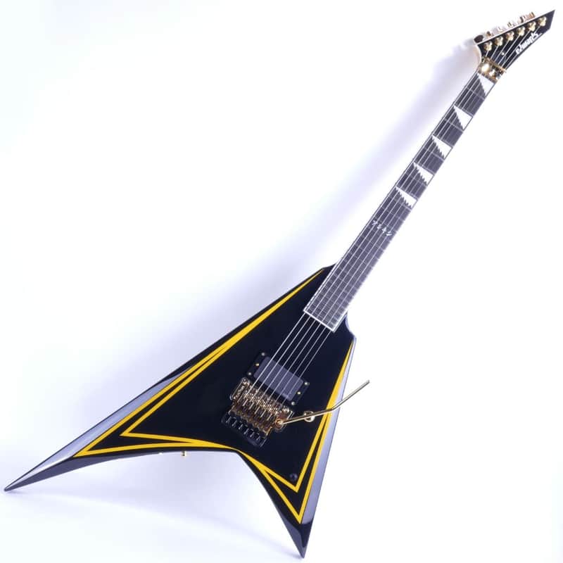ESP Edwards E-AL-166 Katakana, Alexi Laiho Signature, Black with