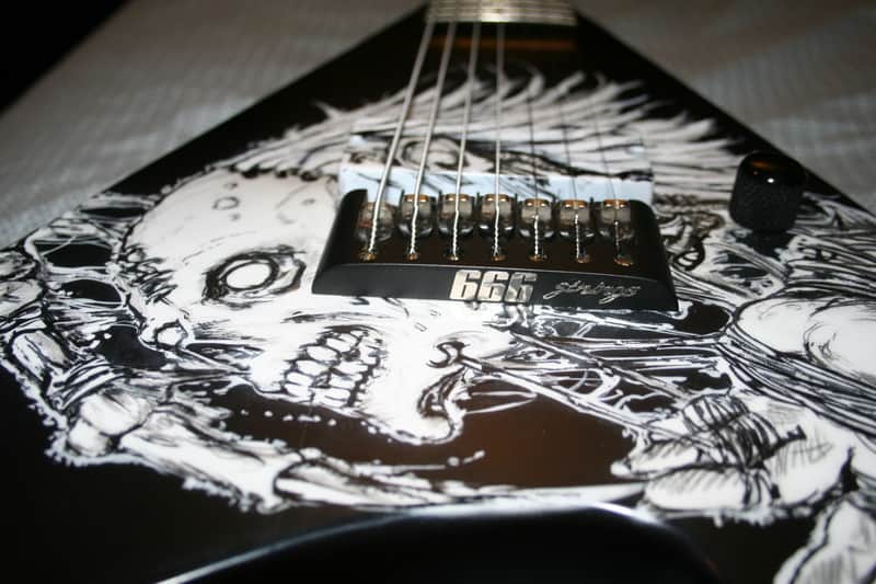 666 Strings Custom Shop Deamon 7 string image 1