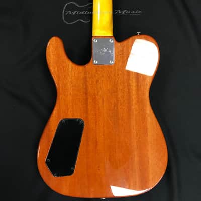 G&L USA ASAT Deluxe Flame Maple Top Natural Gloss Electric Guitar image 6