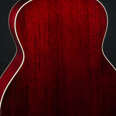 Bourgeois SJ Oval Hole Mahogany and Aged Tone Adirondack Spruce Black Top Custom NEW image 20