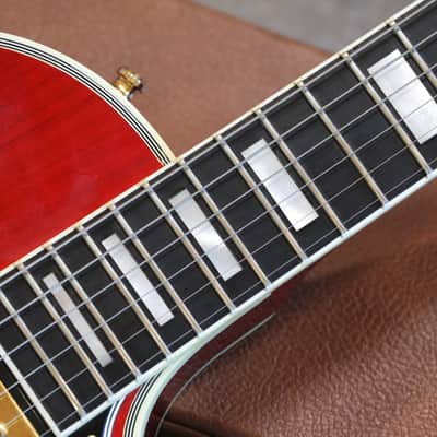 Minty! 1993 Gibson Les Paul Custom Electric Guitar Figured Cherry Sunburst + OHSC image 10