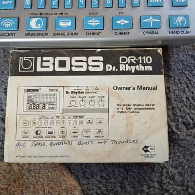 Boss DR-110 Dr. Rhythm 1980s - Silver