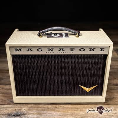 Magnatone Starlite 1x8" 5 Watt Class A Combo Amp w/ Cover – Blonde w/ Oxblood image 2