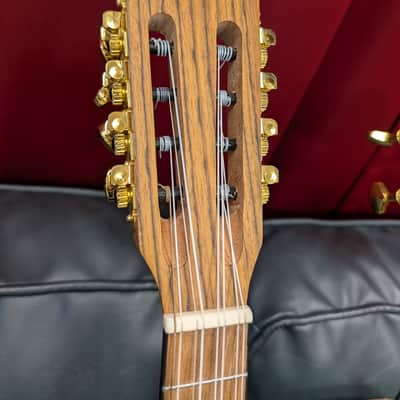 Ortega Hydra Double Neck Tenor Electric Ukulele - Natural Ovangkol w/Gigbag image 12