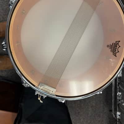 YAMAHA MIJ Maple Custom Absolute - Vintage natural snare drum 5.5 by 14 JAPAN image 13