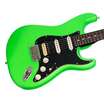 Fender Custom Shop MVP Stratocaster HSS NOS - Neon Green - Rosewood Neck w/ 2-Step Headstock - Dealer Select Master Vintage Player Series Electric Guitar - NEW! image 3