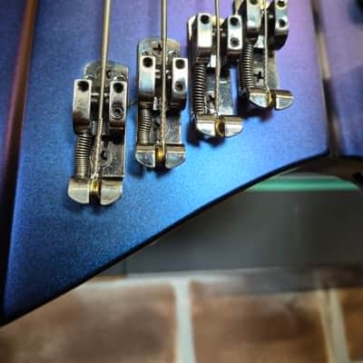 Dingwall D-Roc Standard Matte Blue-To-Purple Colorshift Multi-Scale Electric Bass image 6
