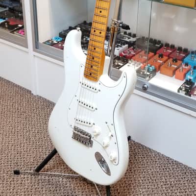 used 2018 Fender Custom Shop Jimi Hendrix Voodoo Child Strat Journeyman Relic in Olympic White, Excellent Condition with OHSC & Paperwork! stratocaster image 9