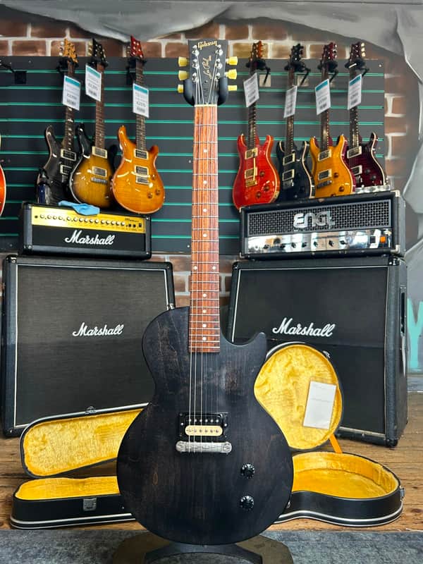 Gibson Les Paul CM Satin Ebony 2015 Electric Guitar image 1