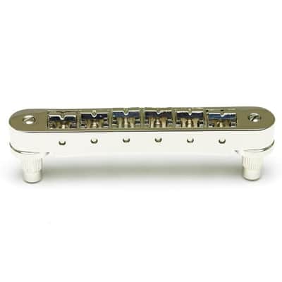 ResoMax NV1 4mm Tune-O-Matic Bridge w/ ResoMax Saddles (Select Finish) (PM-8843) - Gold image 10