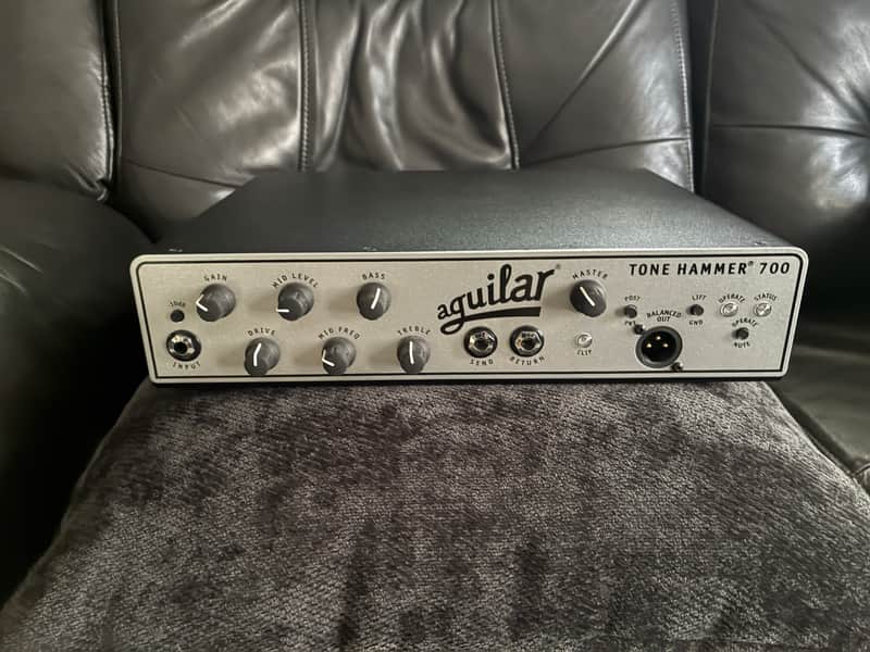 Aguilar Tone Hammer 700 700-Watt Bass Amp Head 2018 - Present - Silver image 1