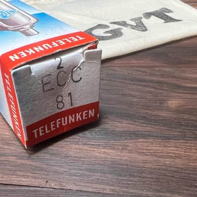 Telefunken  12at7 tube NOS - ecc81 Made un Germany Brand new !  12at7 image 4