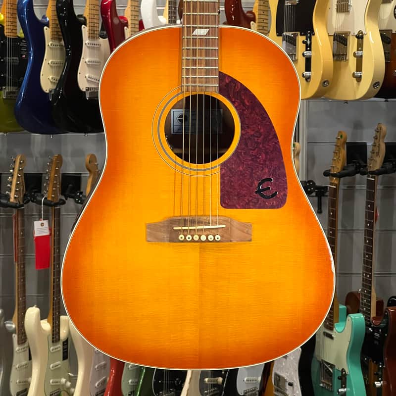 Epiphone Peter Frampton 1964 Texan Limited Edition Faded Vintageburst image 1